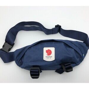 Fjallraven Ulvo Fanny Bag Hip Pack Unisex Blue Adjustable Pockets